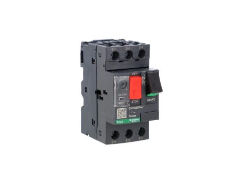 TeSys Deca Wyłącznik silnikowy 3P 0,75kW 1,6-2,5A PL GV2ME07AP