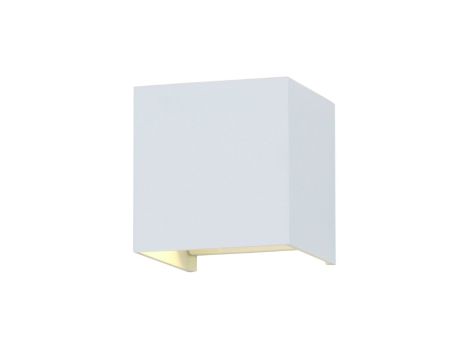 Kinkiet LED VT-759 6W 3000K 660lm BIAŁY KWADRAT IP65 A++ 7079