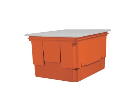 Puszka do złącza odgromowego /regulowana głębokość/ szara R.8145S