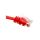 Kabel krosowy płaski patchcord U/UTP kat.6 czerwony 2m 96412