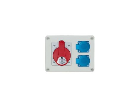 Rozdzielnica stacjonarna R-BOX 190 1x32A/5P 2x250V IP44 B.1603