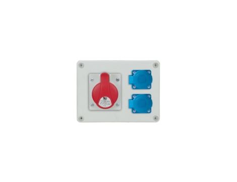Rozdzielnica stacjonarna R-BOX 190 1x16A/5P 2x250V IP44 B.1602