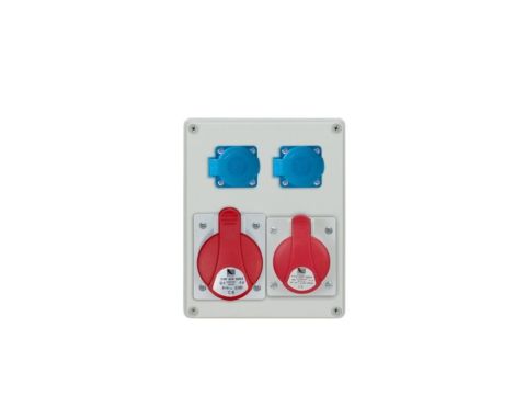 Rozdzielnica R-BOX 240 1x32A/5P 1x16A/5P 2x250V IP44 B.1098