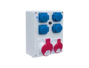 Rozdzielnica R-BOX 240 1x32A/5P 1x16A/5P 4x250V IP44 B.1100-02