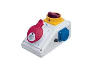 Rozdzielnica stacjonarna R-BOX KOMAPKT 1x32A/5P 1x250V, wył. 0/1 B.325/1/01