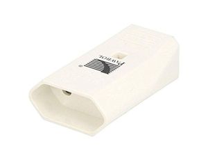 Gniazdo płaskie b/u Euro 10A/250V białe D.3109