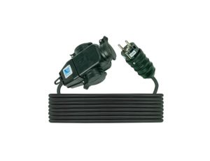 Przedłużacz z rozgałęźnikiem 3-gniazda z/u 16A 250V /H05RR-F 3x1,5 5m/ IP44 D.3174-5