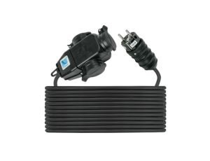 Przedłużacz z rozgałęźnikiem 3-gniazda z/u 16A 250V /H05RR-F 3x1,5 10m/ IP44 D.3174-10