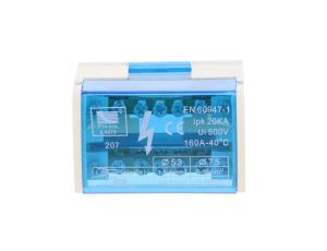 Blok rozdzielczy 100A 500V 2P 7-zaciskowy E.4073