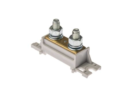 Zacisk prądowy 2x35mm2 szary bez pokrywy na szynę TH35 E.4120SP-BP