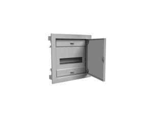 Rozdzielnica modułowa 1x12 podtynkowa RO-1 z metalowymi drzwiami IP40 (z N+PE) C.1512