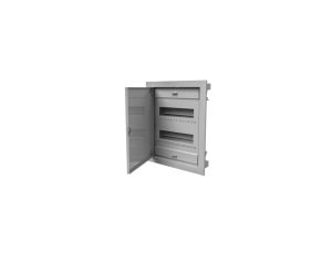 Rozdzielnica modułowa 2x12 podtynkowa RO-2 z metalowymi drzwiami IP40 (z N+PE) C.1524