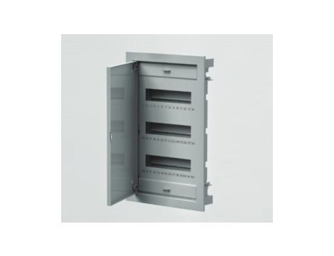 Rozdzielnica modułowa 3x12 podtynkowa RO-3 z metalowymi drzwiami IP40 (z N+PE) C.1536