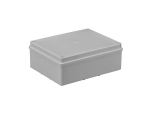 Puszka n/t hermetyczna 240x190x90 bez dławików IP65 szara S-BOX 516