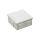 Puszka n/t hermetyczna 80x80x40 klik 6 dławików(kwadrat) IP44 biała S-BOX 036B