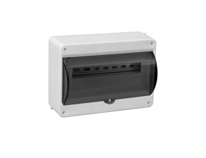 Rozdzielnica modułowa 1x12 natynkowa S-12 z szybką dymna IP30 (z N+PE) C.2073