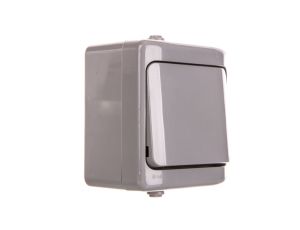 BRYZA Łącznik hermetyczny pojedynczy IP54 szare 180001