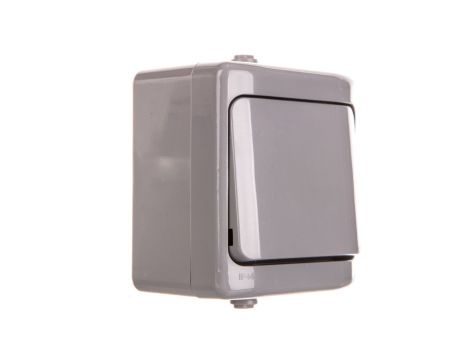 BRYZA Łącznik hermetyczny pojedynczy IP54 szare 180001