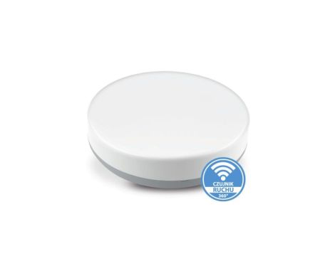 Plafon NEO n/t 18W AC 230V 50Hz 4000K (neutr.) 120 st. IP54 z czujnikiem ruchu 1810lm PL-NEO/LED/18W/CR srebrny