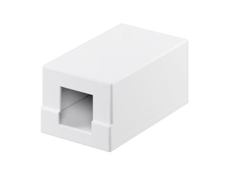Pusta obudowa Keystone 1-port - umożliwia łatwy montaż metodą Snap-In 79355