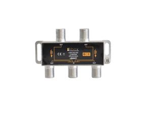 Rozdzielacz sygnału SAT splitter 1x F / 4x F Power Pass LB0047 LIBOX