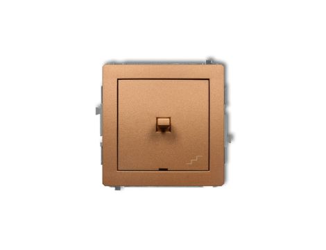 DECO Łącznik schodowy w stylu amerykańskim złoty metalik 8DWPUS-3