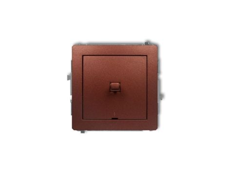 DECO Łącznik dwubiegunowego w stylu amerykańskim brązowy metalik 9DWPUS-9