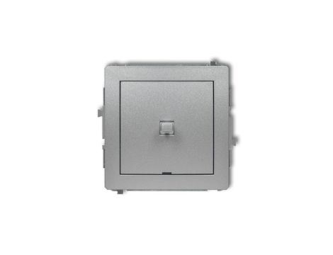 DECO Przycisk jednobiegunowy (jeden klawisz, bez piktogramu) w stylu amerykańskim grafitowy 11DWPUS-4.1