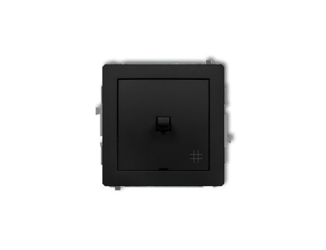 DECO Łącznik krzyżowy w stylu amerykańskim czarny mat 12DWPUS-6