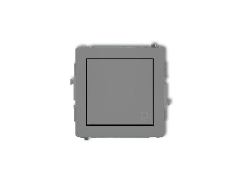 DECO Przycisk /dzwonek/ szary mat 27DWP-4
