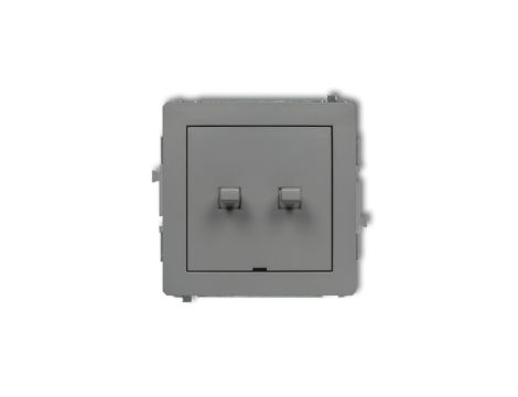 DECO Łącznik świecznikowy w stylu amerykańskim szary mat 27DWPUS-2