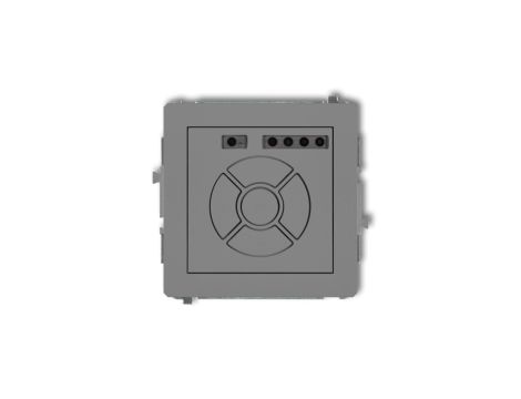 DECO Sterownik roletowy elektroniczny (sterowanie lokalne i pilotem, sterowanie strefą) szary mat 27DSR-3