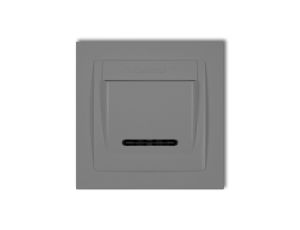 DECO Łącznik hotelowy szary mat 27DSH-1