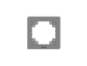 Ramka pośrednia do łączników IP44 szary mat 27DRPH