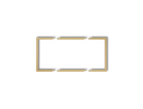 Ramka wypełniająca podwójna serii DECO złoty 29DRW-2