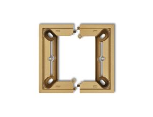 DECO Puszka natynkowa pojedyncza, składana DECO złoty 29DPU-1 PU-DE-06-01-29-00-00