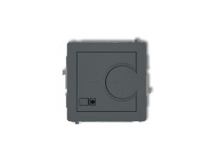 DECO Regulator elektroniczny temperatury z czujnikiem podpodłogowym grafitowy mat 28DRT-1