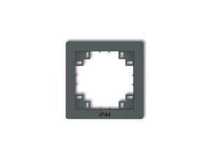 Ramka pośrednia do łączników IP44 grafitowy mat 28DRPH