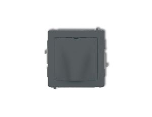 DECO Mechanizm wypustu kablowego grafitowy mat 28DWPK