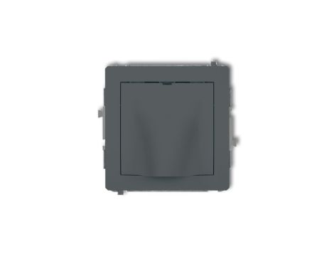 DECO Mechanizm wypustu kablowego grafitowy mat 28DWPK