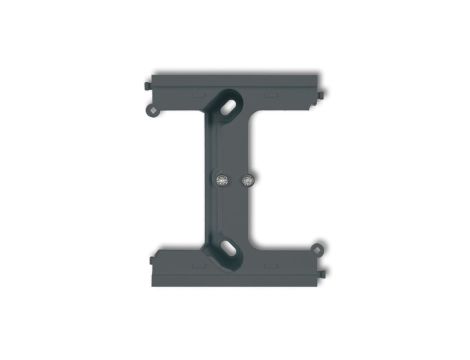 DECO Moduł rozszerzający puszkę natynkową pojedynczą, składaną do ramek wielokrotnych DECO grafitowy mat 28DPU-2