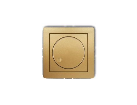 DECO Regulator elektroniczny oświetlenia przyciskowo-obrotowego do lamp LED złoty 29DRO-2