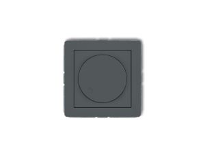 DECO Regulator elektroniczny oświetlenia przyciskowo-obrotowego do lamp LED grafitowy mat 28DRO-2