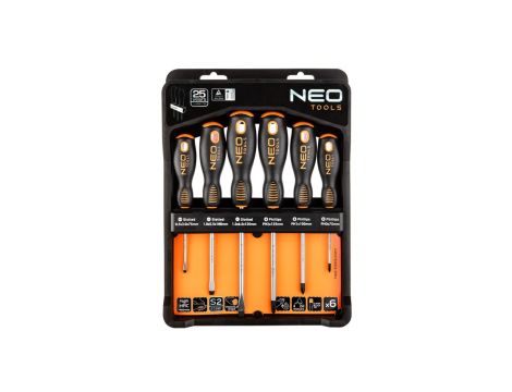 Zestaw wkrętaków płaskich i krzyżowych 04-213 /6szt./