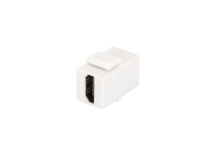 Moduł Keystone HDMI łącznik do gniazd i pustych paneli żeński/żeński biały DN-93401