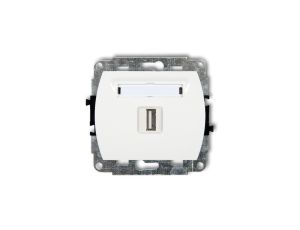 TREND Gniazdo pojedyncze USB-AA biały GUSB-1