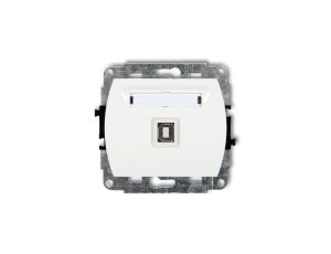 TREND Gniazdo pojedyncze USB-AB biały GUSB-3