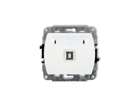 TREND Gniazdo pojedyncze USB-AB biały GUSB-3