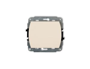 TREND Łącznik jednobiegunowy podświetlany beżowy 1WP-1L