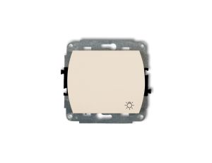 TREND Przycisk /światło/ podświetlany beżowy 1WP-5L